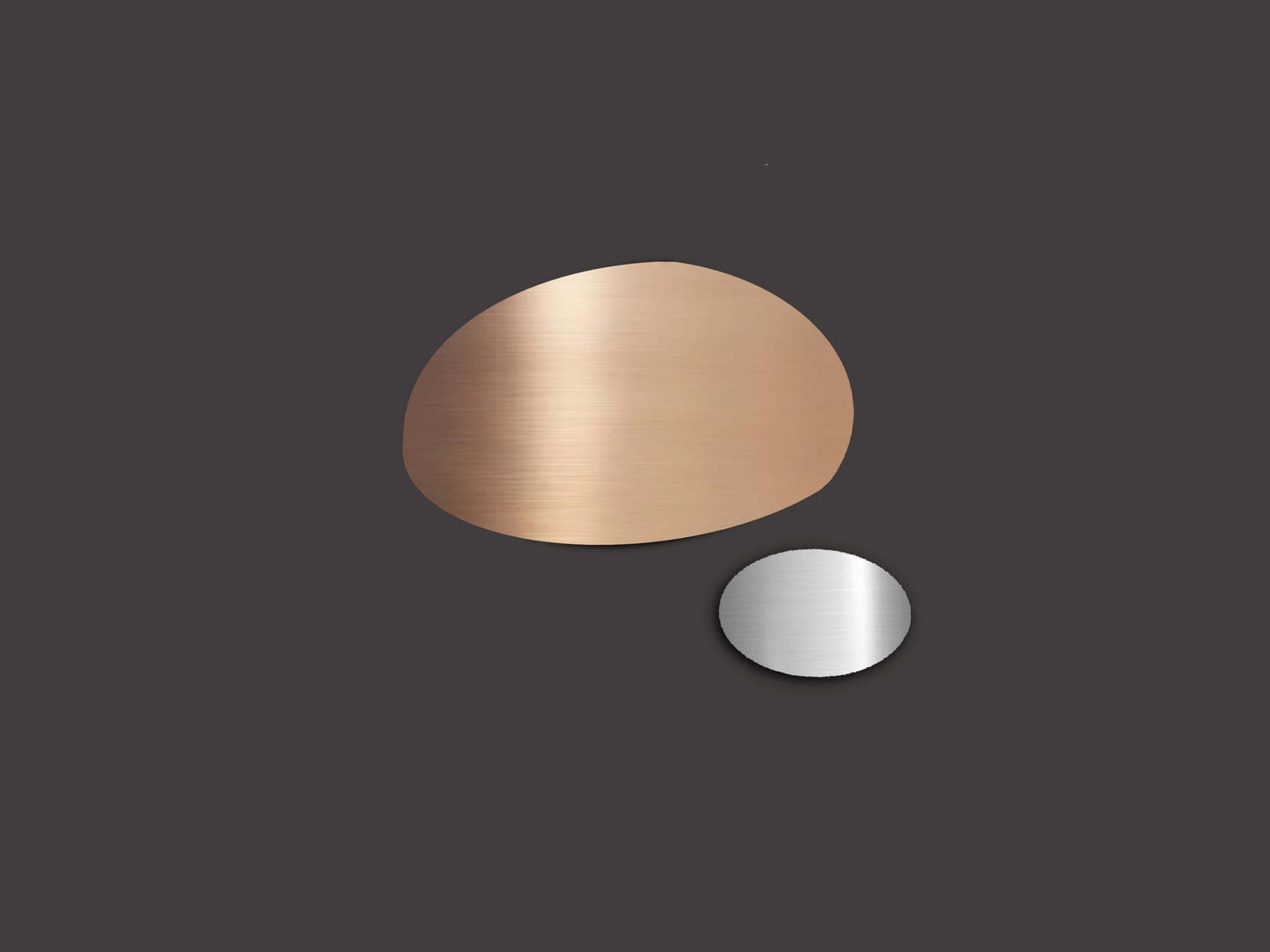 Aureus – Dual-Tone Name Plate in Gold & Powder-Coated Steel