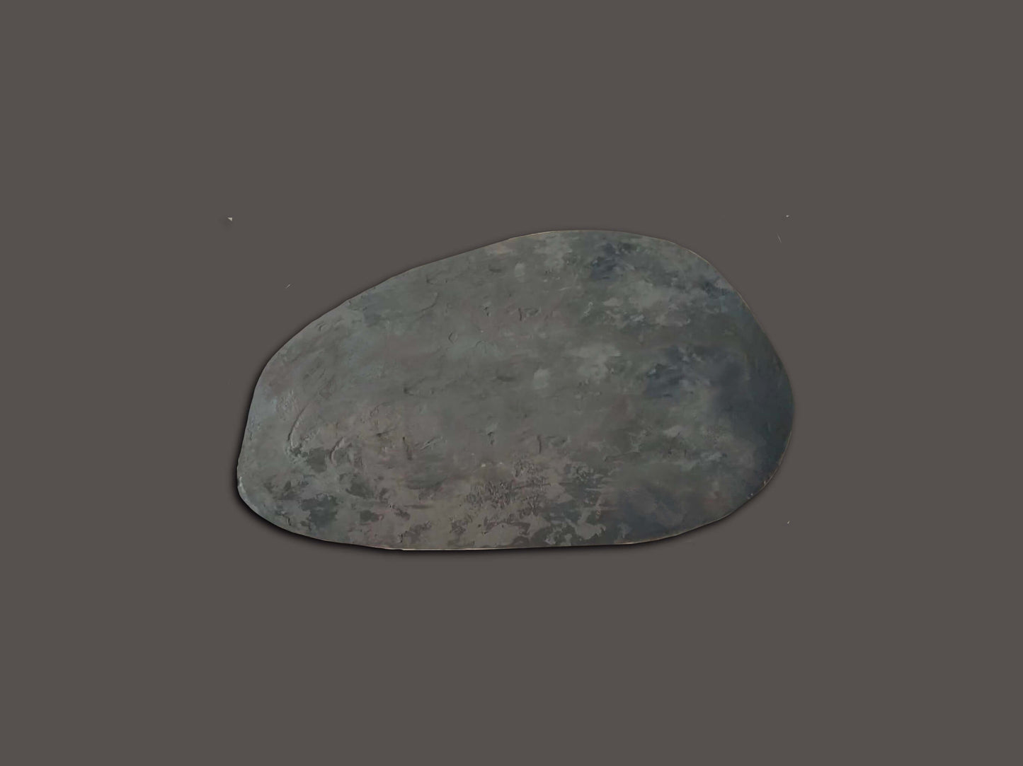 Kalon – Stone-Texture Name Plate with Gold Matte Steel Letters