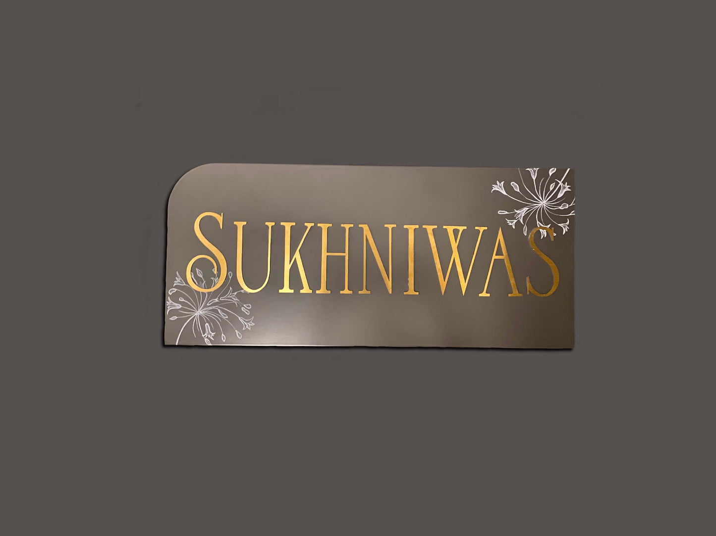 Mudita – Hand-Painted Wooden Name Plate